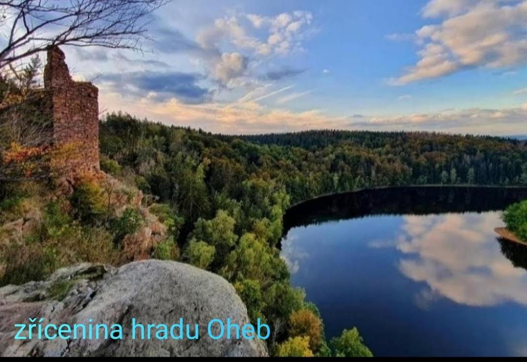 Apartmanova Chata Secanda S Bazenem, U Secske Prehrady Exterior foto