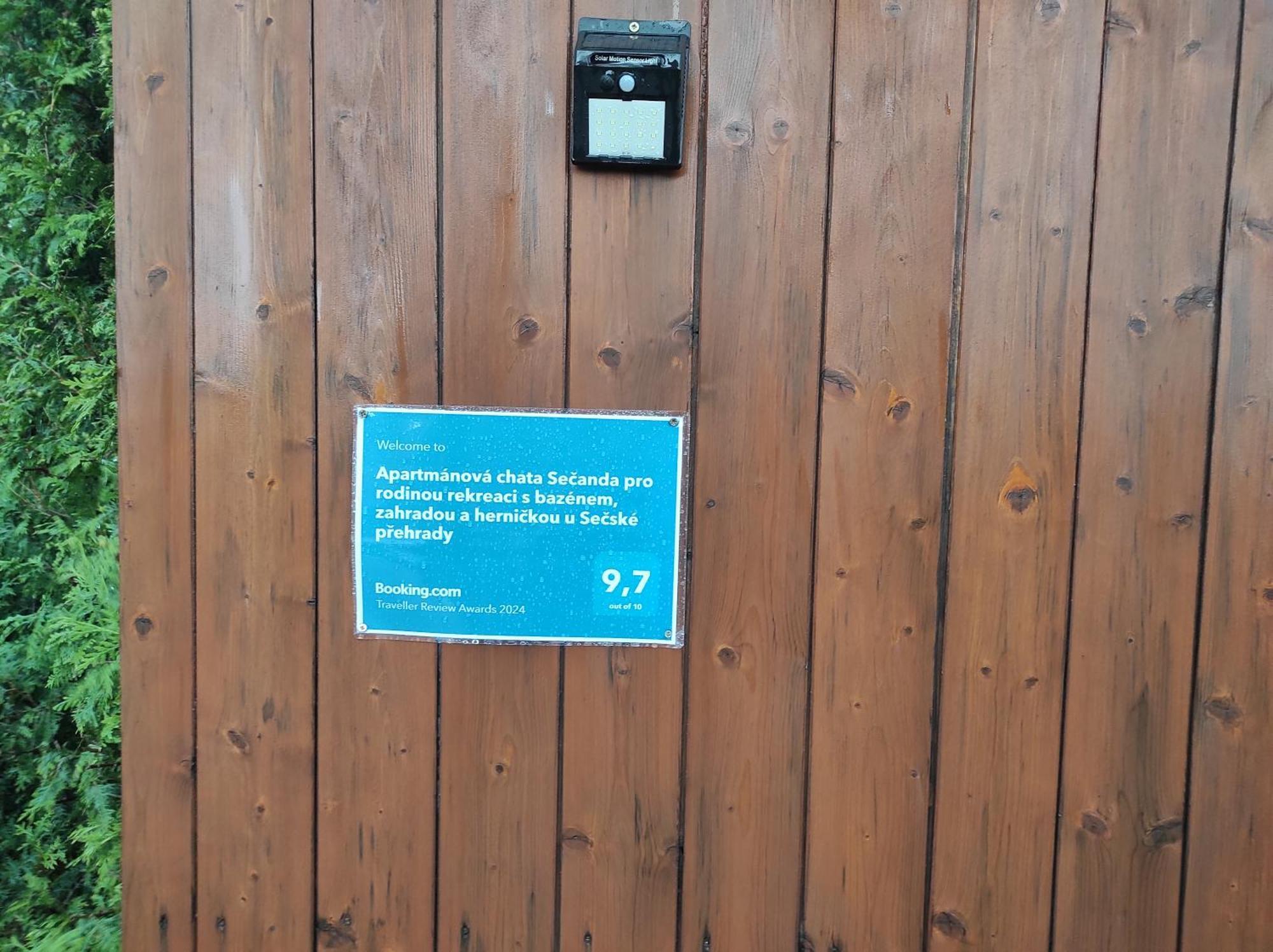 Apartmanova Chata Secanda S Bazenem, U Secske Prehrady Exterior foto